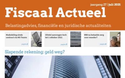 Fiscaal Actueel Juli 2021